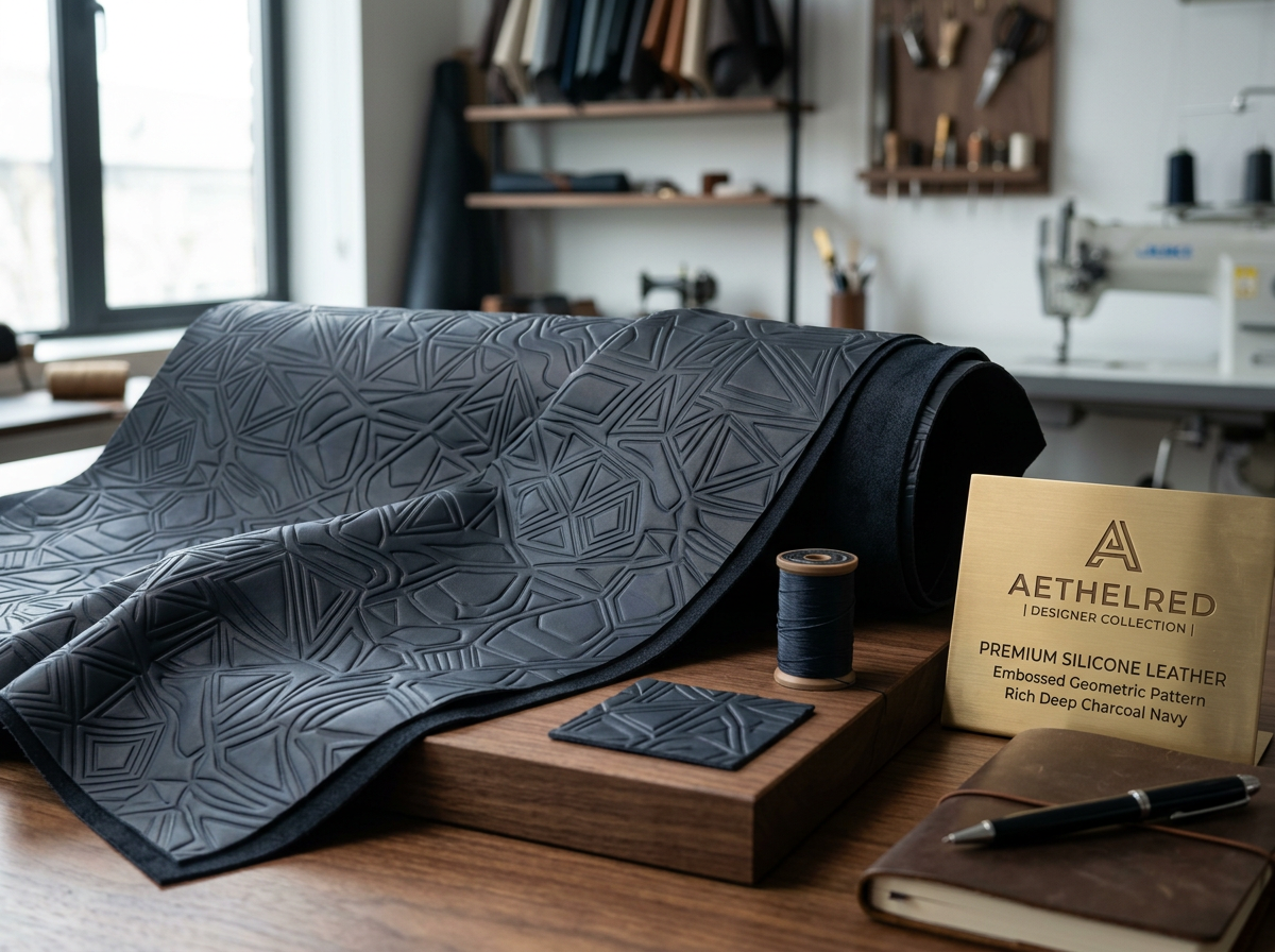 designer silicone leather luxury texture