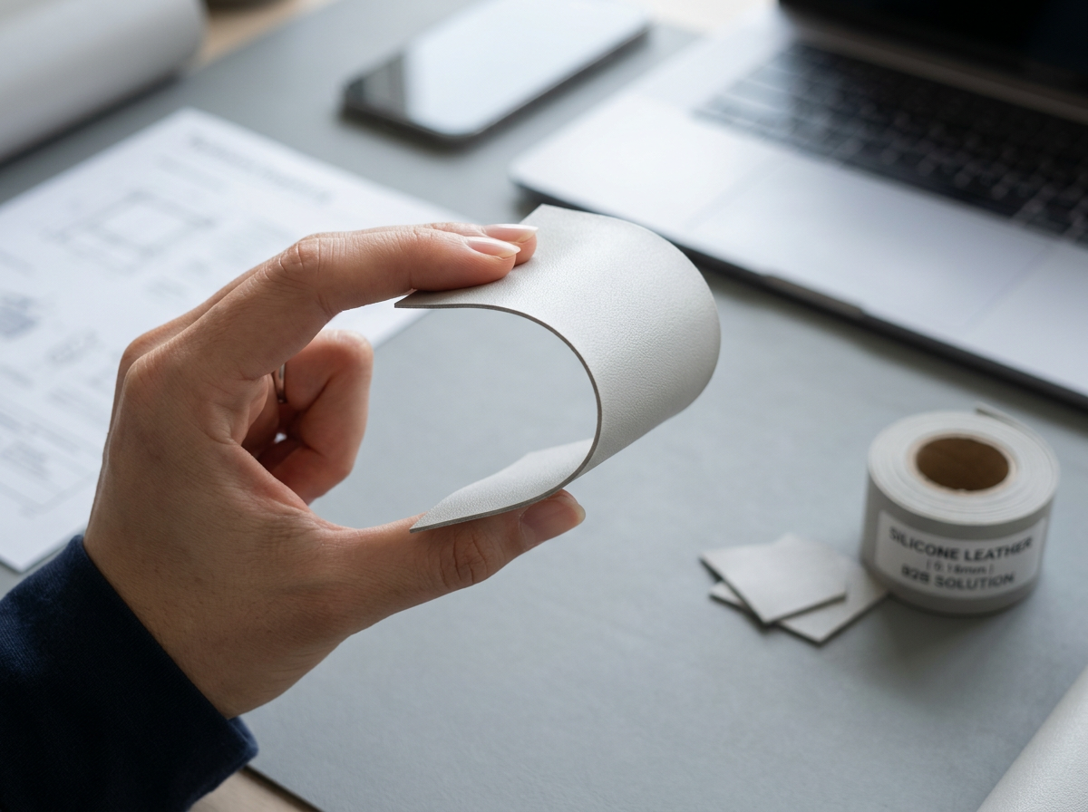 ultra thin silicone leather for 3C accessories